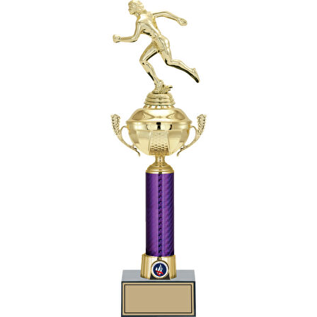 ODAK KUPA - Figürlü Kupalar - Atletizm Kadın Figürlü Kupalar FG-060 A - 46 cm