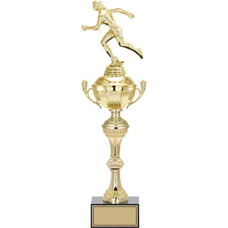 ODAK KUPA - Figürlü Kupalar - Atletizm Kadın Figürlü Kupalar FG-062 C - 46 cm