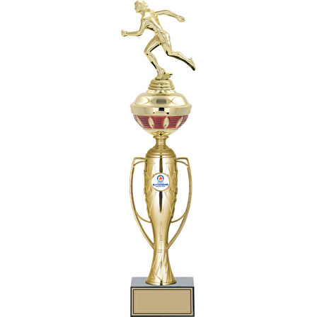 ODAK KUPA - Figürlü Kupalar - Atletizm Kadın Figürlü Kupalar FG-073 C - 49 cm