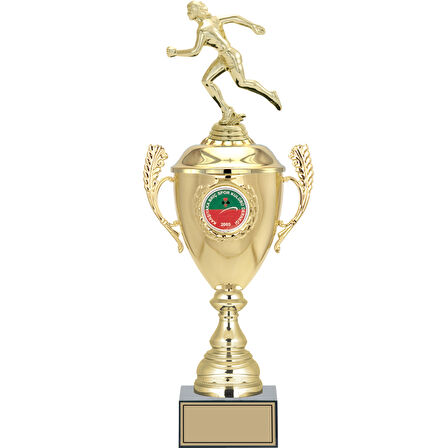ODAK KUPA - Figürlü Kupalar - Atletizm Kadın Figürlü Kupalar FG-080 C - 48 cm