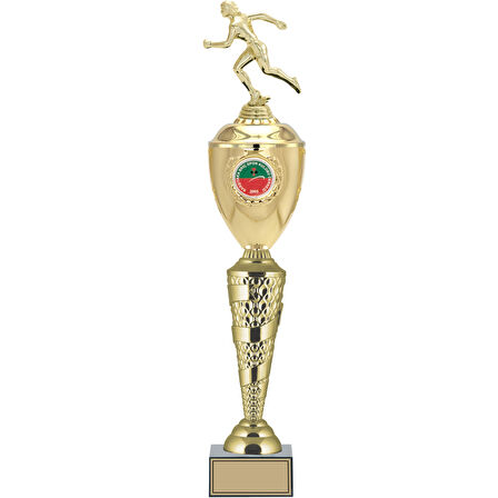 ODAK KUPA - Figürlü Kupalar - Atletizm Kadın Figürlü Kupalar FG-081 A - 61 cm