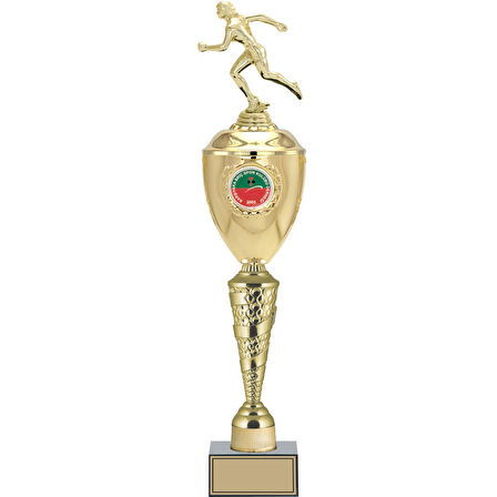 ODAK KUPA - Figürlü Kupalar - Atletizm Kadın Figürlü Kupalar FG-083 C - 59 cm