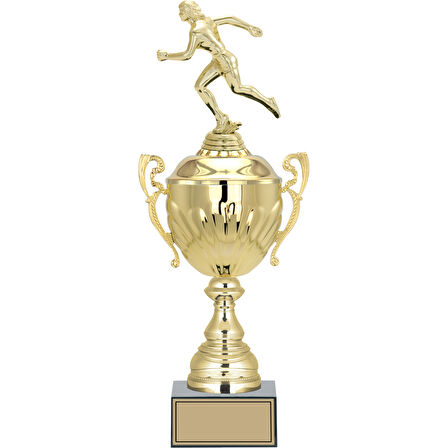 ODAK KUPA - Figürlü Kupalar - Atletizm Kadın Figürlü Kupalar FG-089 C - 44 cm
