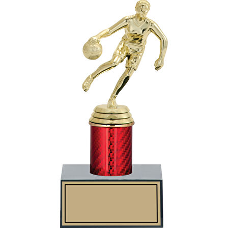 ODAK KUPA - Figürlü Kupalar - Basketbol Erkek Figürlü Kupalar FG-004 C - 22 cm