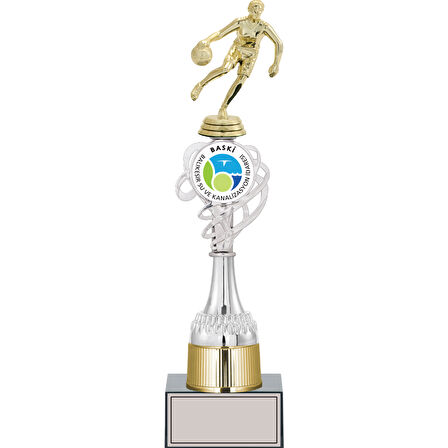 ODAK KUPA - Figürlü Kupalar - Basketbol Erkek Figürlü Kupalar FG-036 B - 39 cm