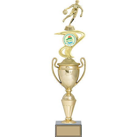 ODAK KUPA - Figürlü Kupalar - Basketbol Erkek Figürlü Kupalar FG-038 B - 52 cm