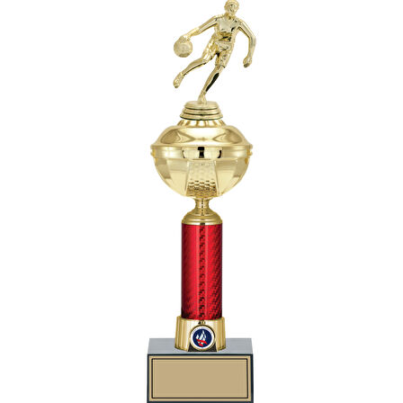 ODAK KUPA - Figürlü Kupalar - Basketbol Erkek Figürlü Kupalar FG-053 B - 42 cm