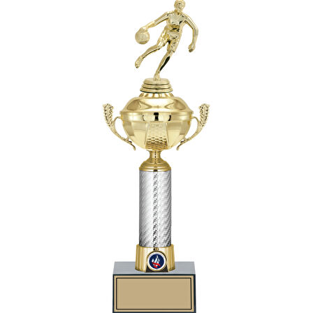 ODAK KUPA - Figürlü Kupalar - Basketbol Erkek Figürlü Kupalar FG-058 B - 42 cm