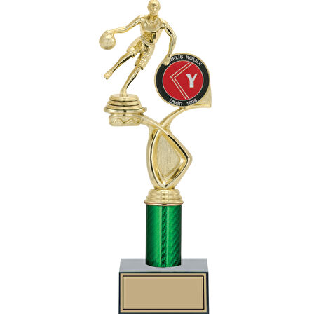 ODAK KUPA - Figürlü Kupalar - Basketbol Kadın Figürlü Kupalar FG-018 C - 34 cm