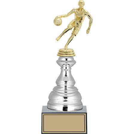 ODAK KUPA - Figürlü Kupalar - Basketbol Kadın Figürlü Kupalar FG-024 B - 29 cm