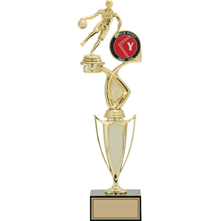 ODAK KUPA - Figürlü Kupalar - Basketbol Kadın Figürlü Kupalar FG-043 B - 41 cm