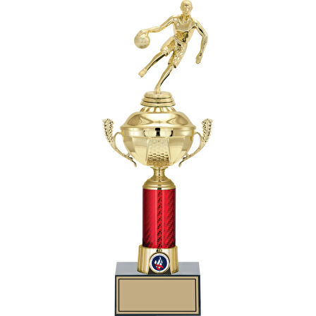 ODAK KUPA - Figürlü Kupalar - Basketbol Kadın Figürlü Kupalar FG-054 C - 40 cm