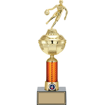 ODAK KUPA - Figürlü Kupalar - Basketbol Kadın Figürlü Kupalar FG-055 C - 40 cm