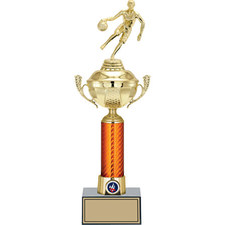 ODAK KUPA - Figürlü Kupalar - Basketbol Kadın Figürlü Kupalar FG-056 B - 42 cm