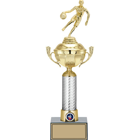 ODAK KUPA - Figürlü Kupalar - Basketbol Kadın Figürlü Kupalar FG-058 B - 42 cm