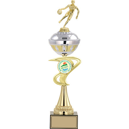 ODAK KUPA - Figürlü Kupalar - Basketbol Kadın Figürlü Kupalar FG-065 A - 48 cm