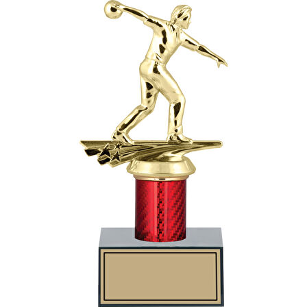 ODAK KUPA - Figürlü Kupalar - Bowling Erkek Figürlü Kupalar FG-004 C - 23 cm