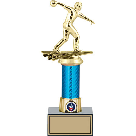 ODAK KUPA - Figürlü Kupalar - Bowling Erkek Figürlü Kupalar FG-005 B - 29 cm