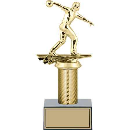ODAK KUPA - Figürlü Kupalar - Bowling Erkek Figürlü Kupalar FG-007 C - 25 cm