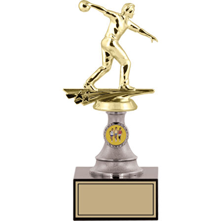 ODAK KUPA - Figürlü Kupalar - Bowling Erkek Figürlü Kupalar FG-010 C - 26 cm