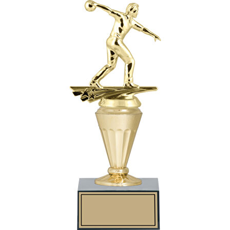 ODAK KUPA - Figürlü Kupalar - Bowling Erkek Figürlü Kupalar FG-011 B - 26 cm