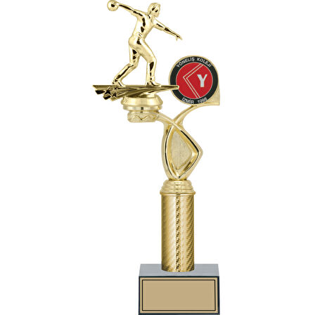 ODAK KUPA - Figürlü Kupalar - Bowling Erkek Figürlü Kupalar FG-015 B - 37 cm