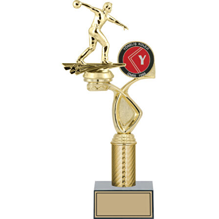 ODAK KUPA - Figürlü Kupalar - Bowling Erkek Figürlü Kupalar FG-015 C - 35 cm