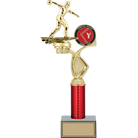 ODAK KUPA - Figürlü Kupalar - Bowling Erkek Figürlü Kupalar FG-016 B - 37 cm