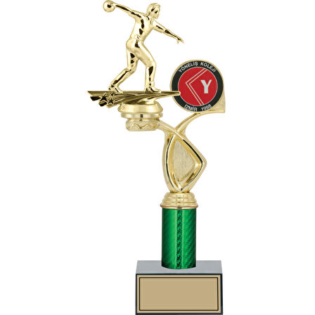 ODAK KUPA - Figürlü Kupalar - Bowling Erkek Figürlü Kupalar FG-018 C - 35 cm
