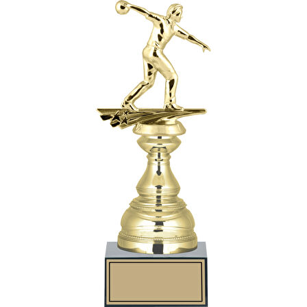 ODAK KUPA - Figürlü Kupalar - Bowling Erkek Figürlü Kupalar FG-023 B - 31 cm