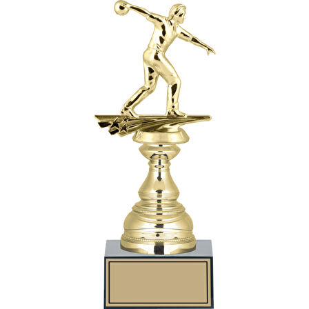 ODAK KUPA - Figürlü Kupalar - Bowling Erkek Figürlü Kupalar FG-023 C - 29 cm