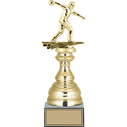 ODAK KUPA - Figürlü Kupalar - Bowling Erkek Figürlü Kupalar FG-024 A - 32 cm