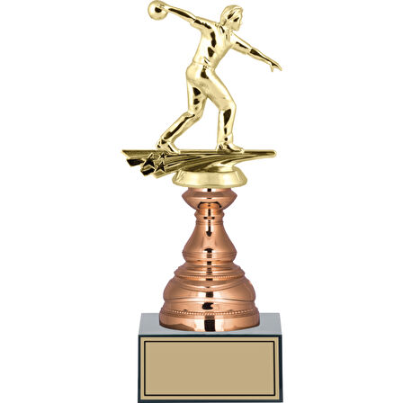 ODAK KUPA - Figürlü Kupalar - Bowling Erkek Figürlü Kupalar FG-024 C - 29 cm