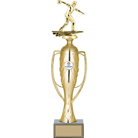 ODAK KUPA - Figürlü Kupalar - Bowling Erkek Figürlü Kupalar FG-026 A - 44 cm