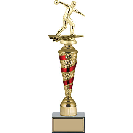 ODAK KUPA - Figürlü Kupalar - Bowling Erkek Figürlü Kupalar FG-028 C - 41 cm