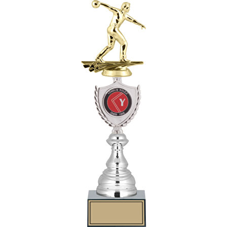 ODAK KUPA - Figürlü Kupalar - Bowling Erkek Figürlü Kupalar FG-035 C - 39 cm