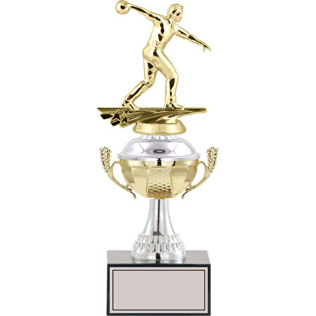 ODAK KUPA - Figürlü Kupalar - Bowling Erkek Figürlü Kupalar FG-046 C - 31 cm