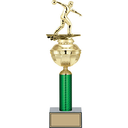 ODAK KUPA - Figürlü Kupalar - Bowling Erkek Figürlü Kupalar FG-049 A - 42 cm