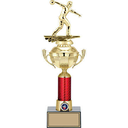 ODAK KUPA - Figürlü Kupalar - Bowling Erkek Figürlü Kupalar FG-054 C - 41 cm