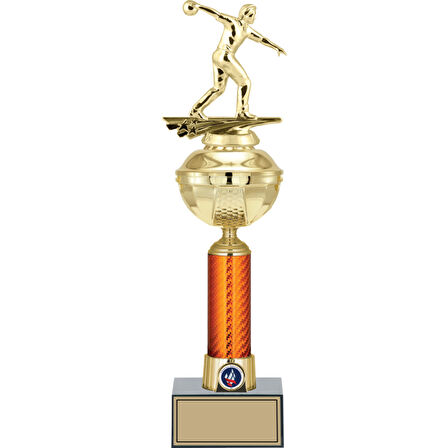 ODAK KUPA - Figürlü Kupalar - Bowling Erkek Figürlü Kupalar FG-055 B - 43 cm