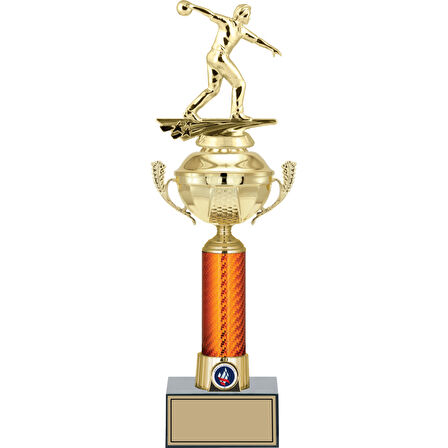 ODAK KUPA - Figürlü Kupalar - Bowling Erkek Figürlü Kupalar FG-056 B - 43 cm