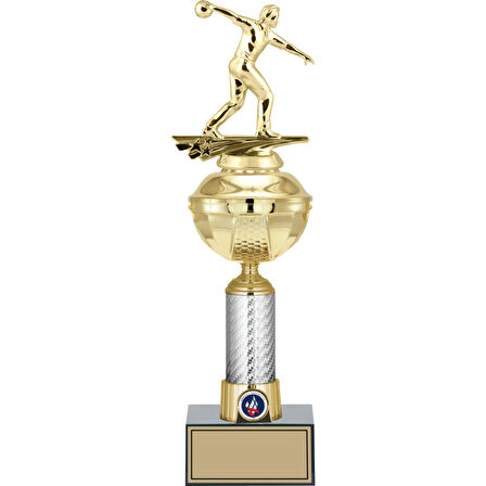 ODAK KUPA - Figürlü Kupalar - Bowling Erkek Figürlü Kupalar FG-057 C - 41 cm