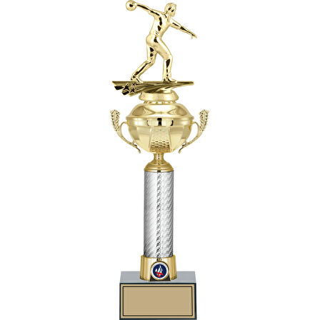 ODAK KUPA - Figürlü Kupalar - Bowling Erkek Figürlü Kupalar FG-058 A - 46 cm