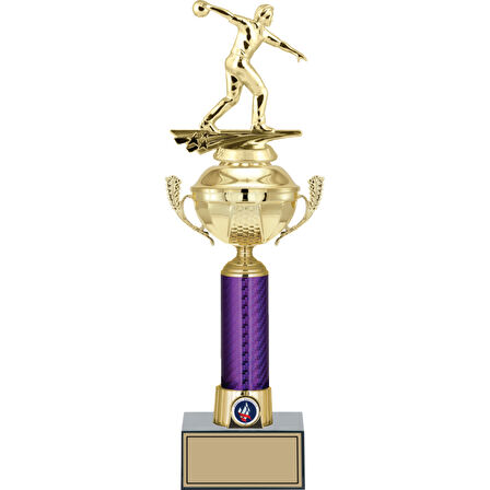 ODAK KUPA - Figürlü Kupalar - Bowling Erkek Figürlü Kupalar FG-060 B - 43 cm