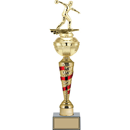 ODAK KUPA - Figürlü Kupalar - Bowling Erkek Figürlü Kupalar FG-077 C - 49 cm