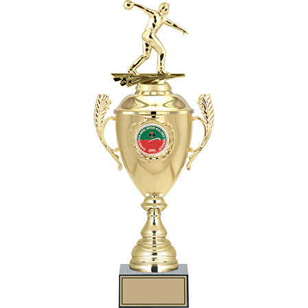 ODAK KUPA - Figürlü Kupalar - Bowling Erkek Figürlü Kupalar FG-080 C - 47 cm