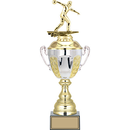 ODAK KUPA - Figürlü Kupalar - Bowling Erkek Figürlü Kupalar FG-087 B - 46 cm