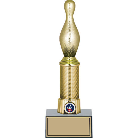 ODAK KUPA - Figürlü Kupalar - Bowling / Pin Figürlü Kupalar FG-008 C - 29 cm
