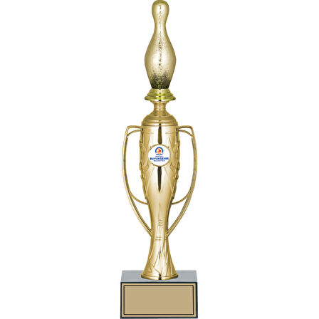 ODAK KUPA - Figürlü Kupalar - Bowling / Pin Figürlü Kupalar FG-025 A - 38 cm