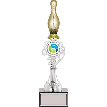 ODAK KUPA - Figürlü Kupalar - Bowling / Pin Figürlü Kupalar FG-034 B - 36 cm